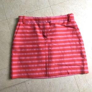 J.crew bright striped skirt y2k